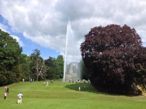 The fountain in Stanway Gardens