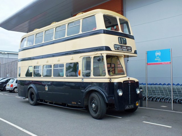 "Our" bus at Tesco in Witton whilst we stop for a cuppa, taken in 2013.