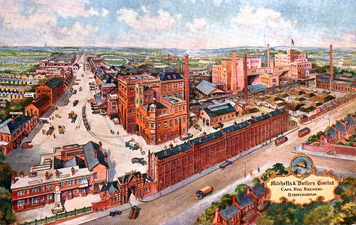 Cape Hill Brewery. Mitchells & Butlers Brewery was formed when Henry Mitchell's old Crown Brewery (founded in Smethwick in 1866) merged with William Butler's Brewery (also founded in Smethwick in 1866) in 1898. Henry Mitchell had moved to the Cape Hill site in 1879 and this became the company's main brewing site.